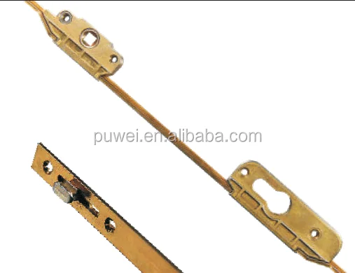 9.14.20408 UPVC multipoint hook sliding door lock key plastic-steel driver aluminum sliding