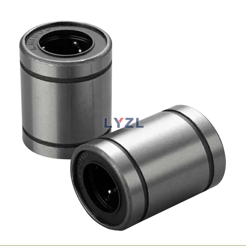OEM Hard-Wearing Chrome Steel Linear Bearing Ball Linear Motion Rail Slide Block Bearing LM16UU LM20UU