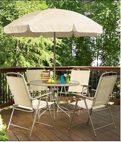Uplion vogue table and chair patio dining sets