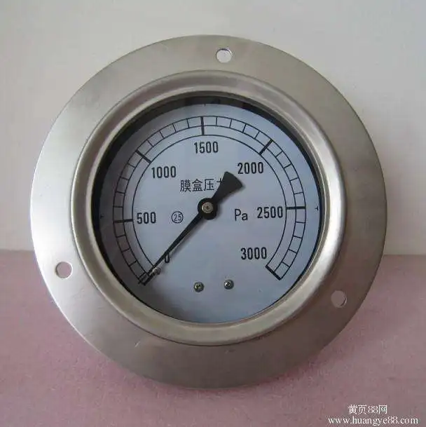Membrane pressure gauge with high quality