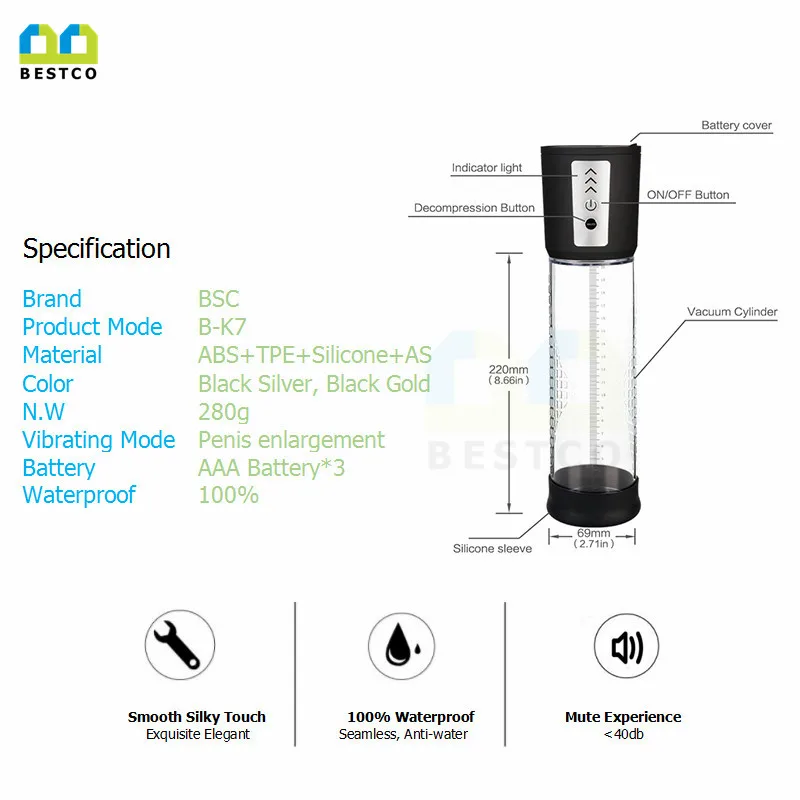 2018 Hot Electric Penis Pump Dildo Enlargement,High Quality Dick Enlarger Pump For Man