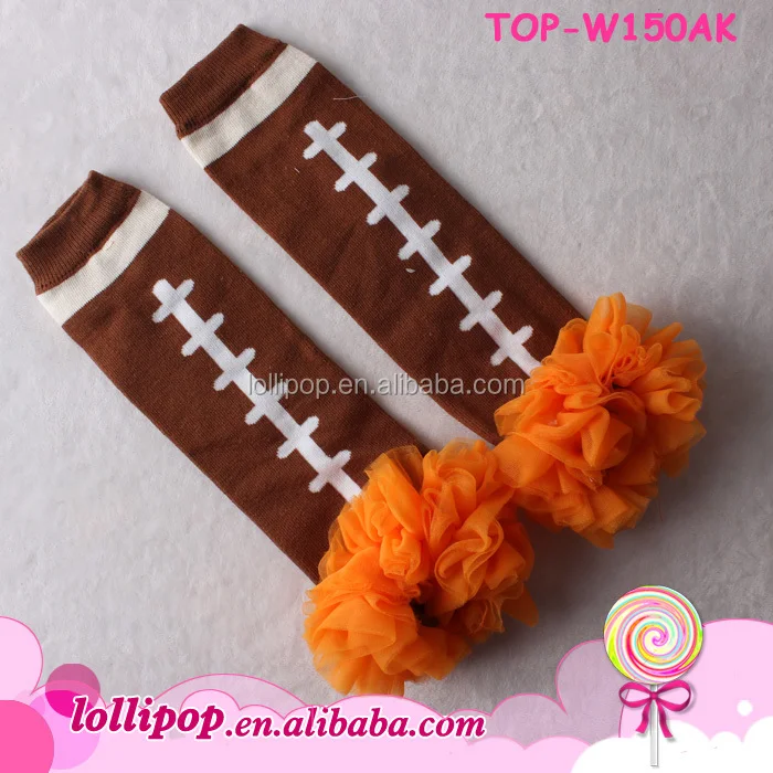 In stock knitted football pattern boys Leg Warmers newborn baby Football leg warmers for kids