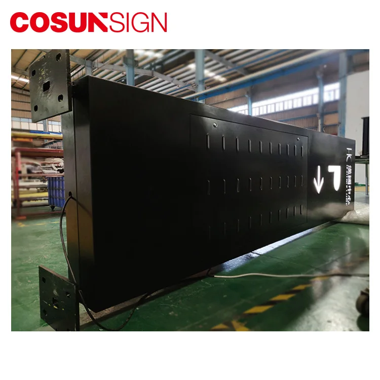 single post pylon sign outdoor