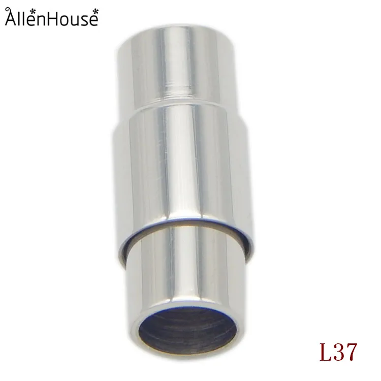 Silver Gold Tone Swivel Clasp End Cap Safety Lock For 2/3/4/5/6/7/8mm Leather Cord