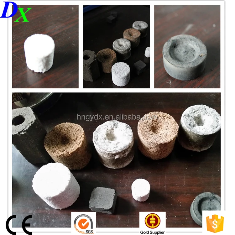 Ram type bbq shisha hookah charcoal briquette compressing machine