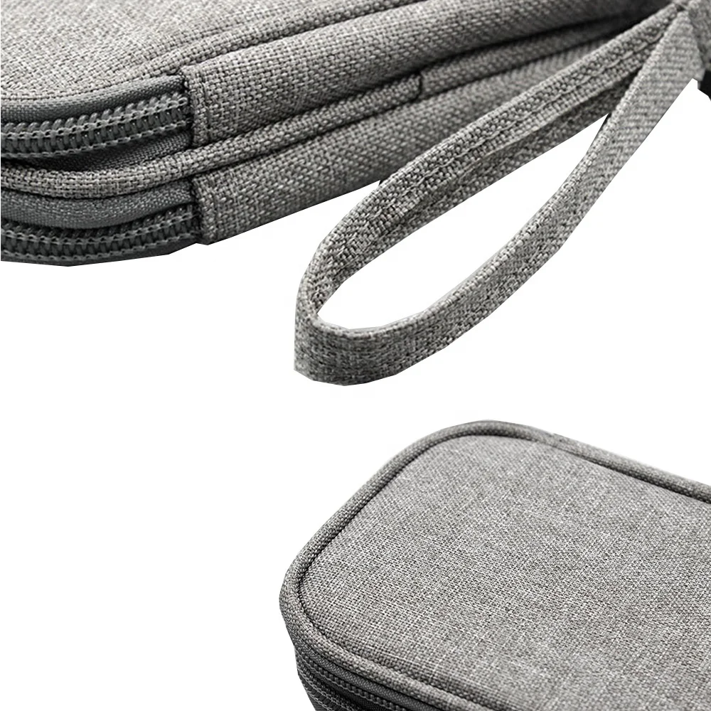 Small Electronics Accessories Travel Organizer Storage Bag for Hard Disk and USB Cable