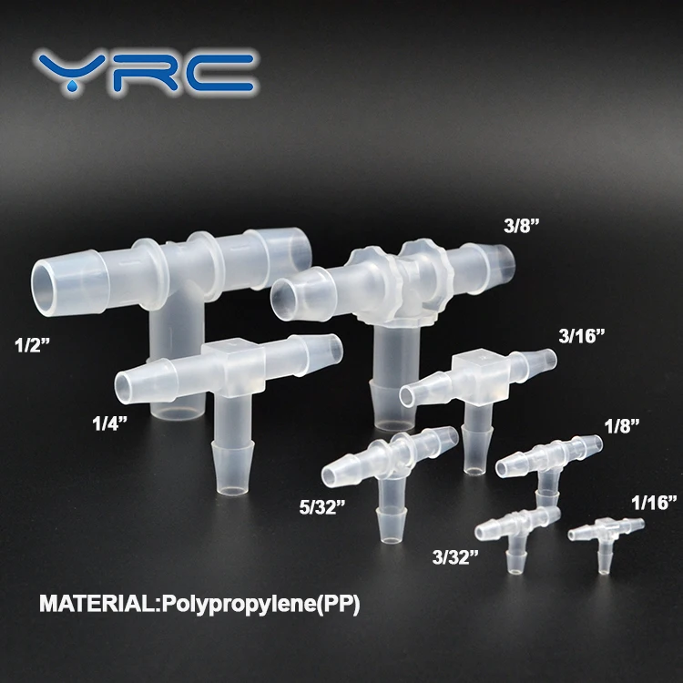 Plastic Hose Barbed Tee T Joint Pipe Tube Pipe Fittings
