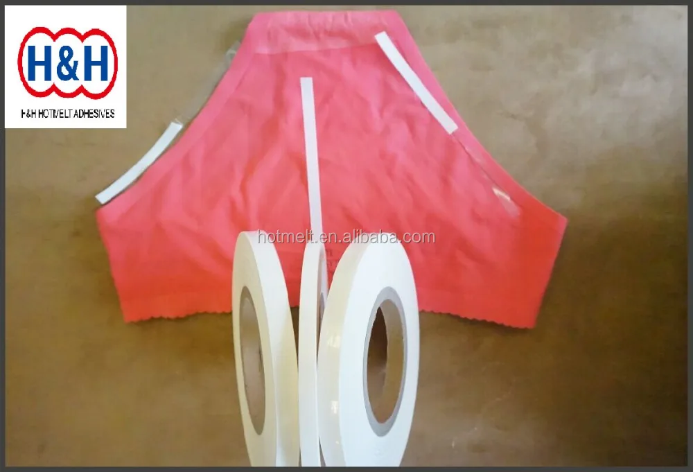 TPU Elastic Hot Melt glue tape for Sew-free Lingerie bonding