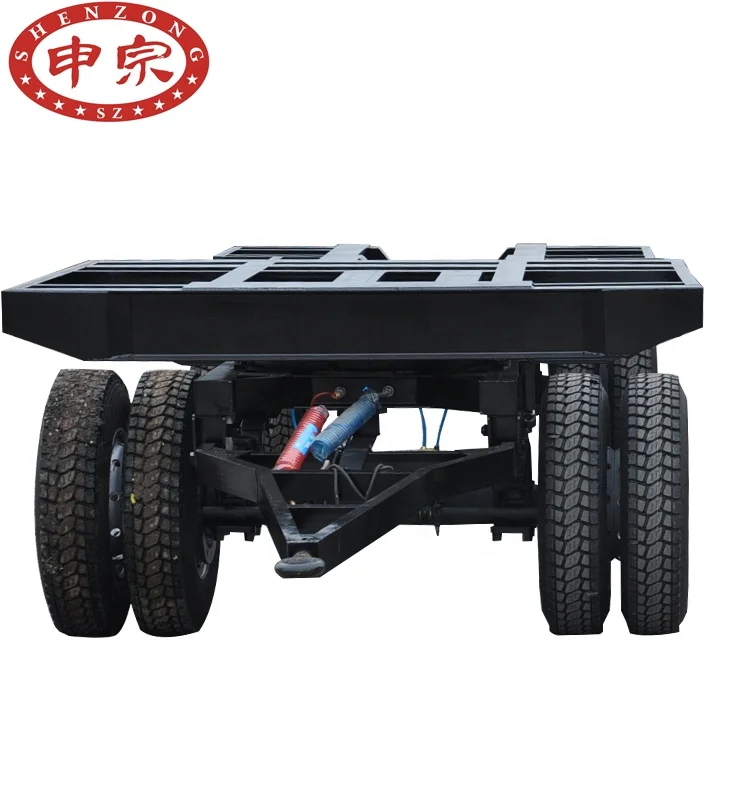 Good quality factory plant usage forklift tow trailer skeleton chassis for sale