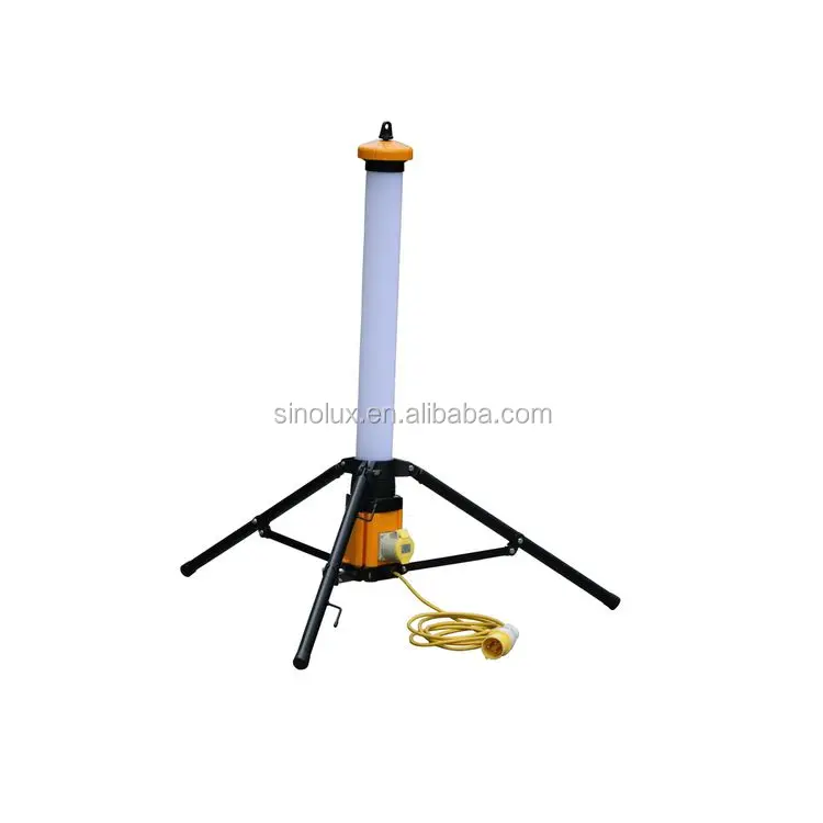 Defender 4Ft 110V 18W LED Site Work Uplight & Wobble Base Plastering DIY