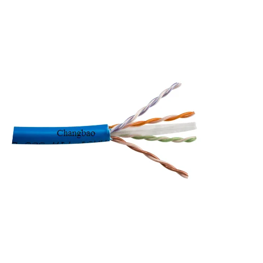 CHANGBAO cat6 plenum 1000ft rated twisted pair cat6 cmp UTP communication cable for networking