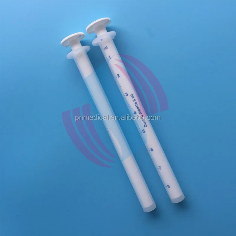 Reuseable Baby oral 5 ml dosing pipette with PP PE material