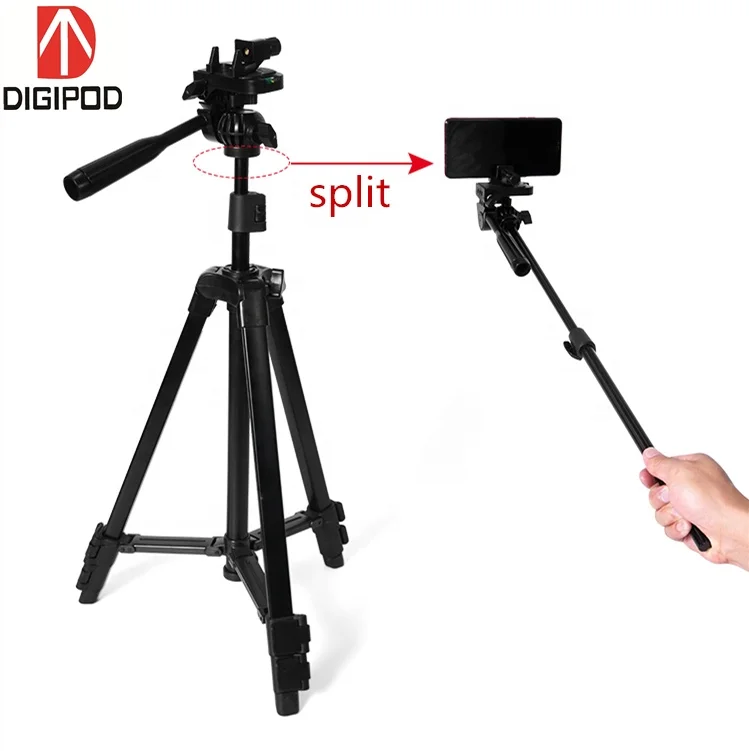 2020  Latest  Multifunction Portable Anchor Live Broadcast Desktop Landing Photography 2 in 1 HandHeld Selfie Stick Tripod