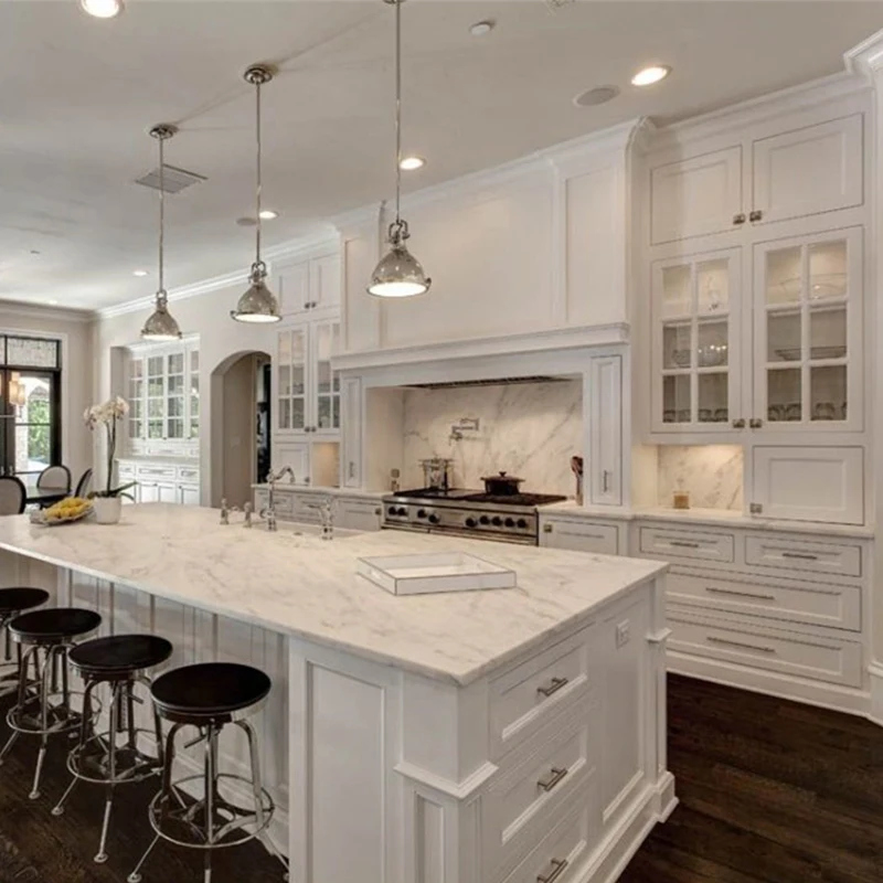 Luxury Wood Kitchen Furniture Home Design White Cabinets