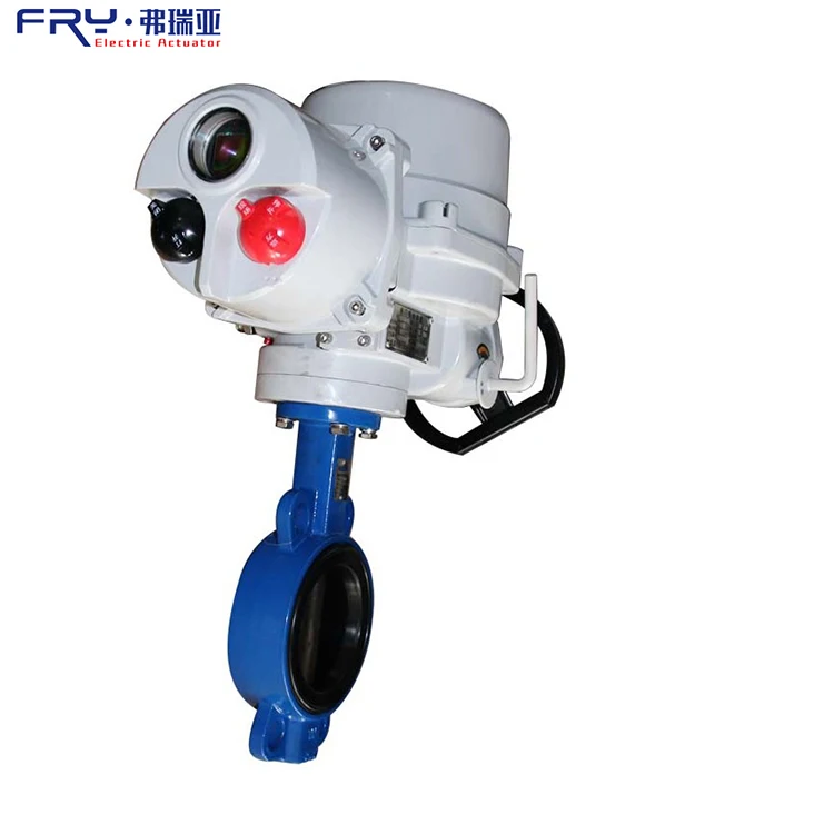 D971X-16Q DN50 Electric Operated Wafer Type EPDM Butterfly Valve