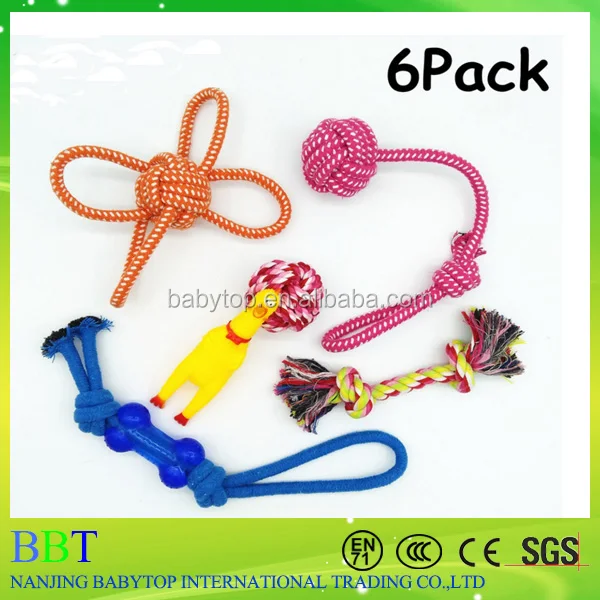 Dog Rope Toys 10 Set Pack Variety Pet Toy For Medium to Small Dog
