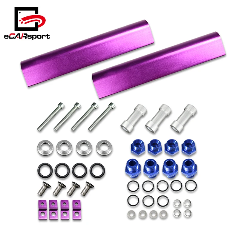 ECARsport HQ высокое потока поток топливной форсунки Rail Kit For SUBARU для WRX STI EJ20 EJ20T STI