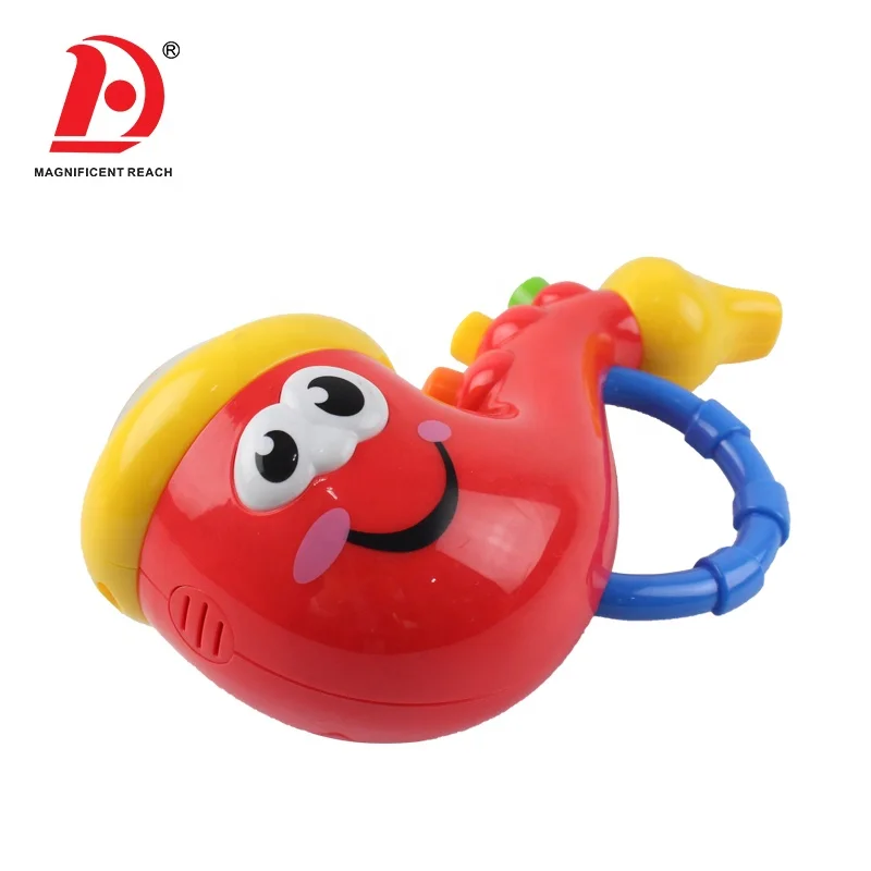 HUADA 2019 Interesting Learning Education Kids Cartoon Musical Toys Instrument Saxophone Toy