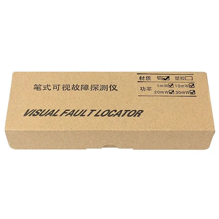 Mini red  pentype VFL 650nm fiber optic cable laser light source printer test pen 10MW or 12km  visual fault locator