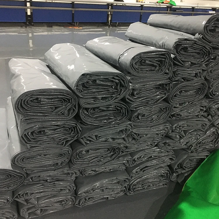 Stock Lot 650gsm Heavy Duty Polyester Plastic Tarp PVC Tarpaulin Truck Cover