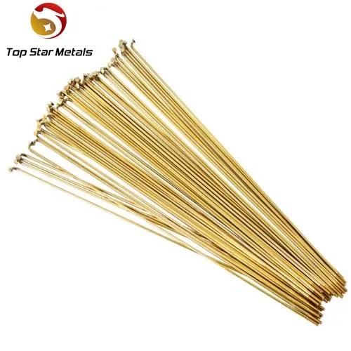 
bike titanium plating colour spokespokes Motorcycle Straight Head/Bending Head Black/Gold/Blue/Rainbow/Natrual 