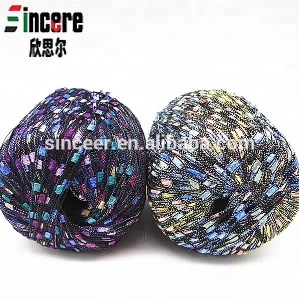 
High quality Multicolor 1/3 NM Fancy yarn Ladder yarns for knitting 