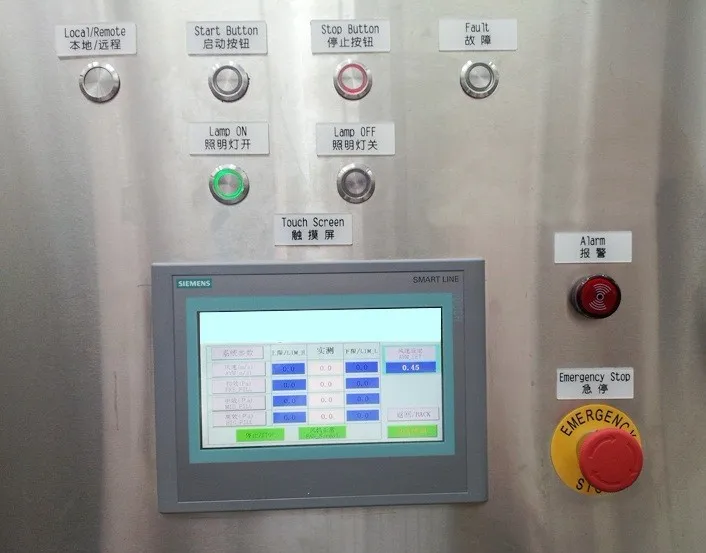 Negative pressure weighing room laminar flow hood