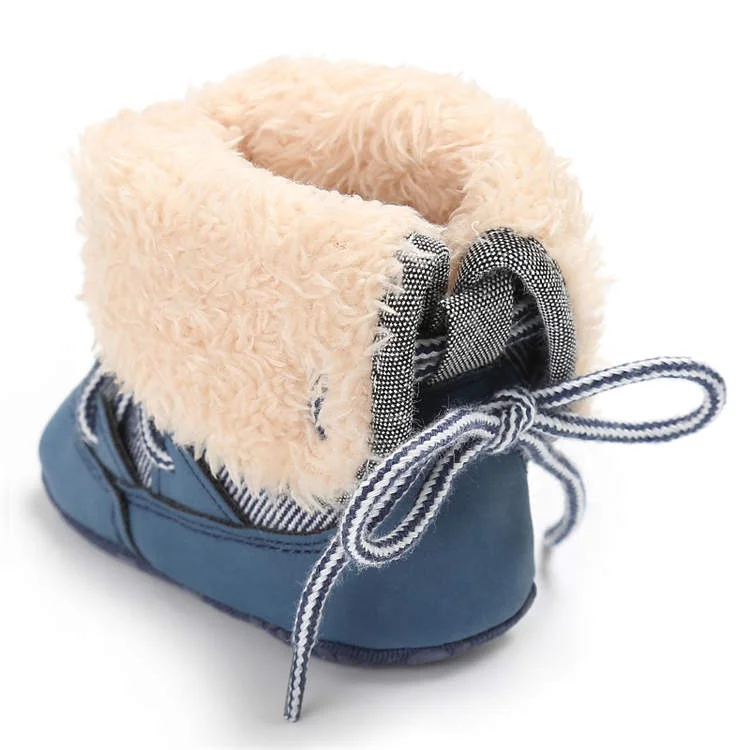 Amazon Hot sale Snow Fleece 0-2 years First walker baby booties boots