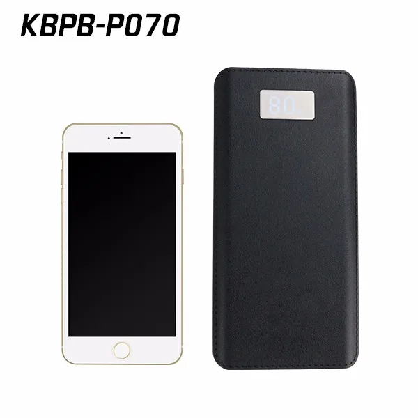 Power bank factory new arrival 20000mah portable battery chargers with LCD screen display
