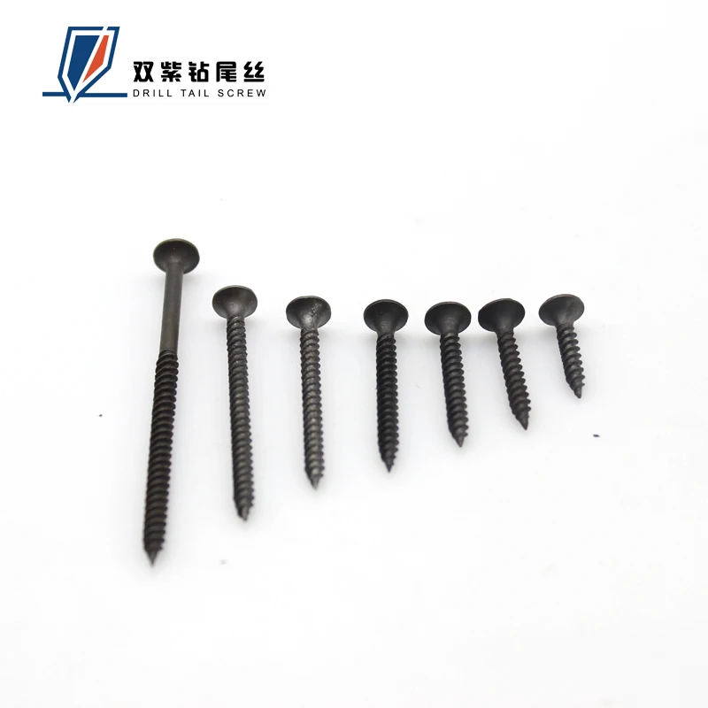 Metric Measurement Gypsum Black/Gery colored drywall screw