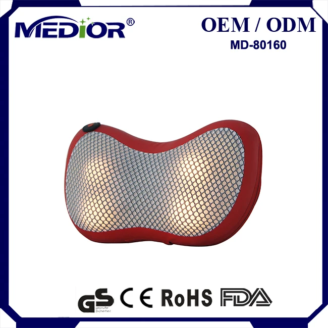 Уход за здоровьем, массажер для шеи, подушка для массажа шиацу с подогревом, лучший массаж шеи