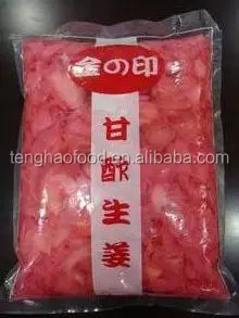 1kg*10bag/carton,20barrels Sweet taste pickled sushi ginger
