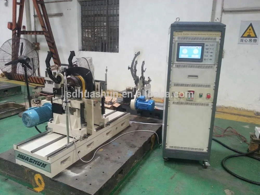 
2018 HUASHUN balancing machine for fan, blower, motor rotor, pump 