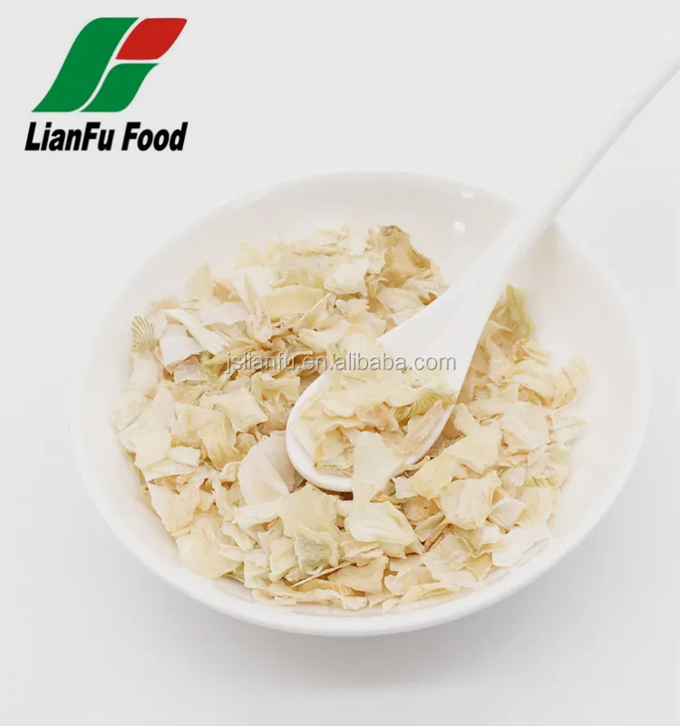 Dehydrated onion AD dried white onion flakes (10x10mm)