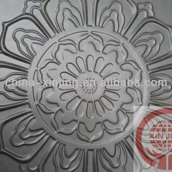 Lotus flower pattern metal ceiling/ Elegant decoration materials