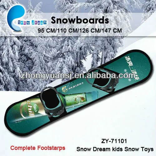 plastic snowboard toy