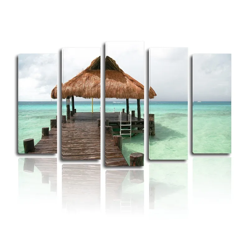 
Natural landscape canvas wall art sets painting 