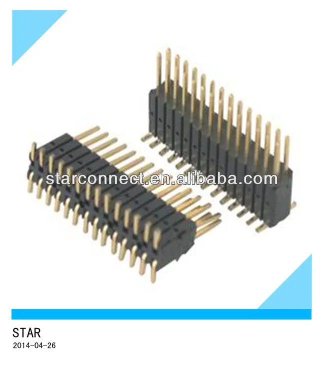 SMD SMT Pin Header 2.54 2.0 1.27 Pitch Right Angle Connector 2.0mm Pitch Original Manufacturer