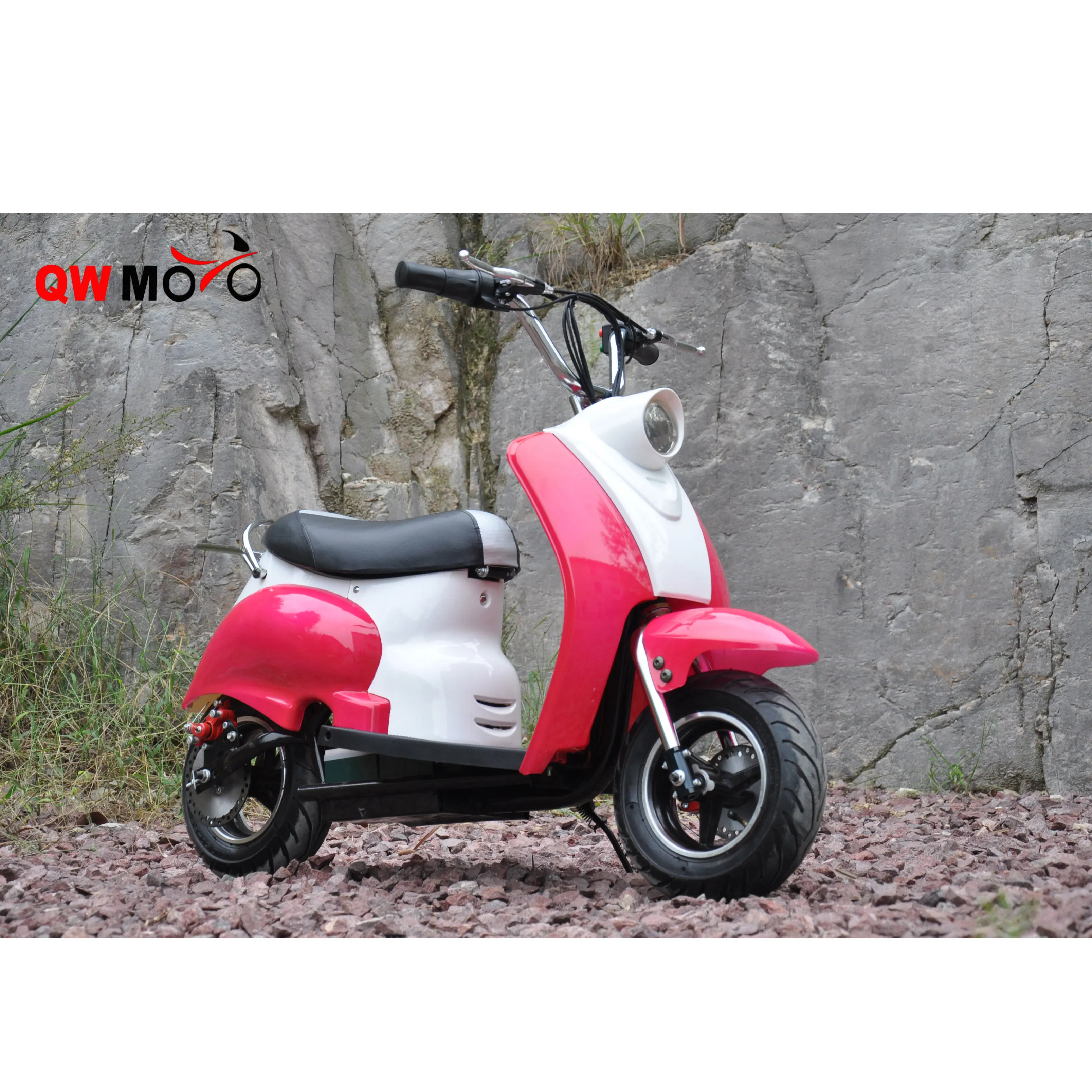 QWMOTO new 350w mini electric scooter high quality motorcycles electric baby toy motos for kids