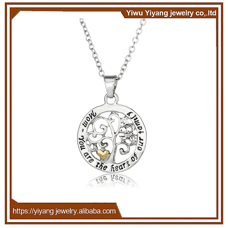 China Supplier Stainless Steel Iran Jewelry Life Tree Pendants Necklace