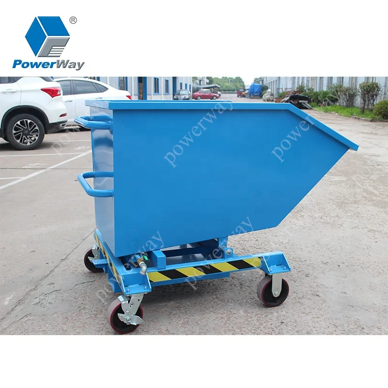 Industrial Iron Scrap Waste Skip Bin Dumping Steel Hopper Dumpster Container