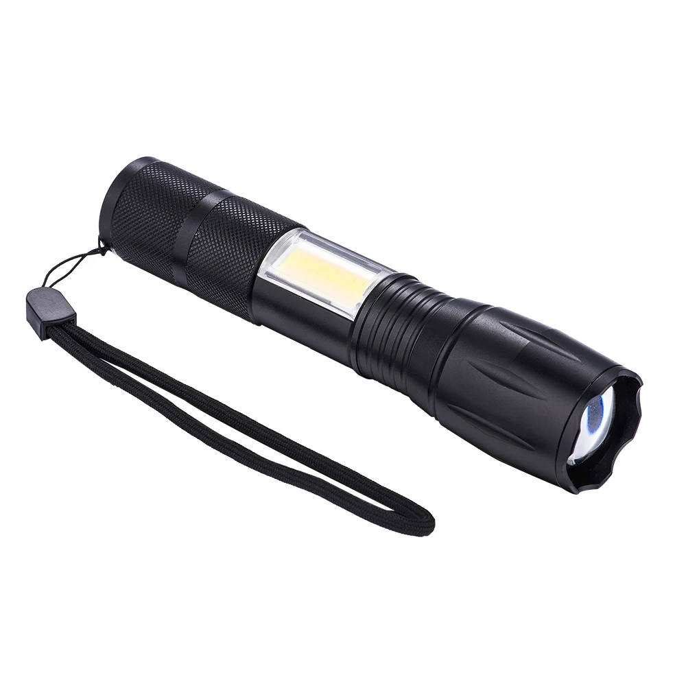 Factory Price Aluminum alloy COB Led Torch Flashlight