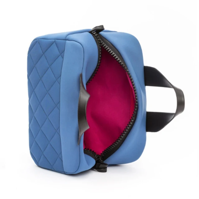 New Design Fashion Trendy Fashion Neoprene Marks Panel New Style Cosmetic Handbag Bag