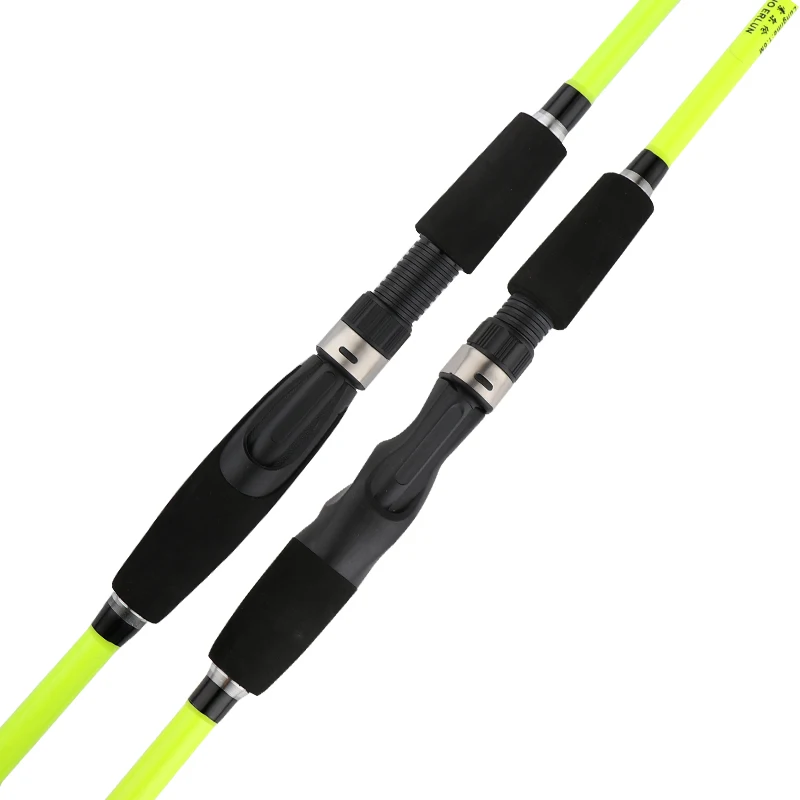 FISHGANG OEM lure fishing rod 1.6 m 1.8 m 2.1 m 2.4 m soft fiber glass casting and spinning fishing rods soft tip rod