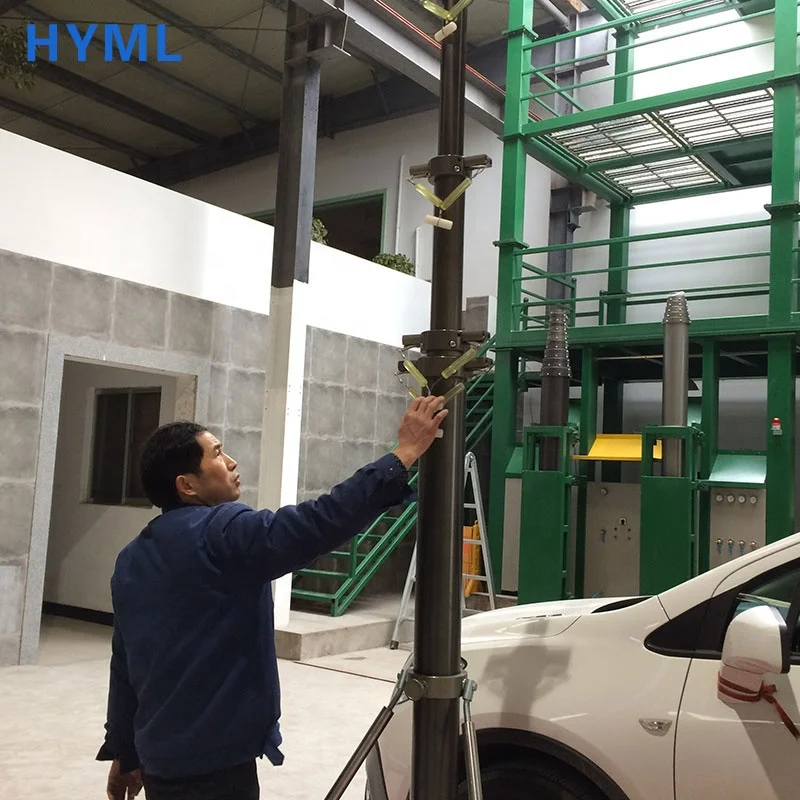 Exquisite supporting pole mast