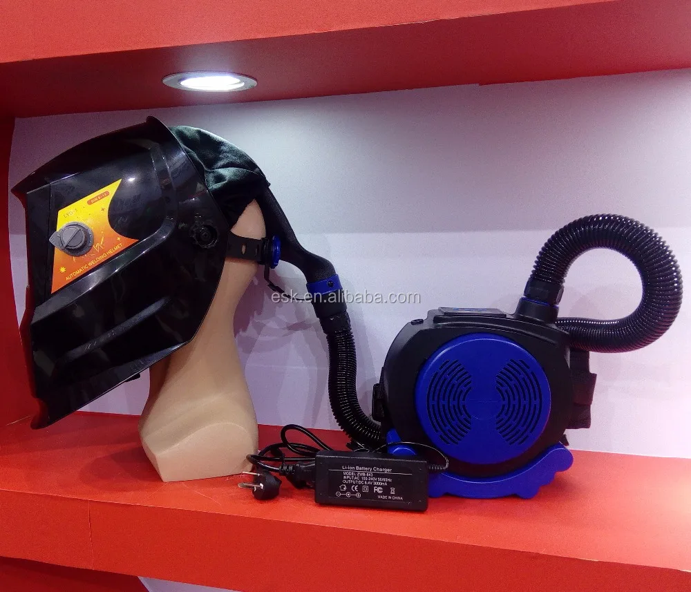 full face welding helmet with air supply ventilation HXQ-9000