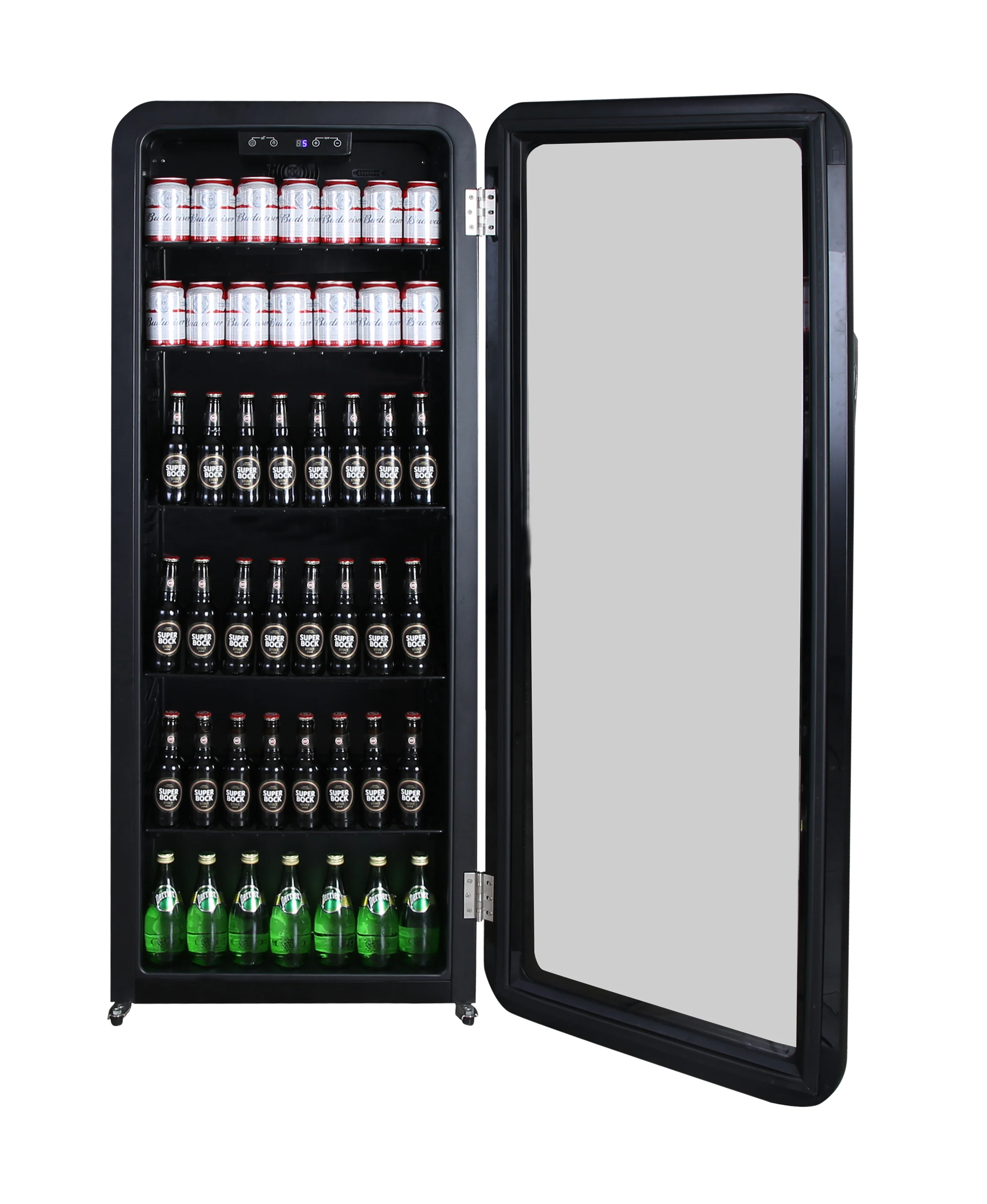 Вертикальный холодильник для хранения красного вина, коммерческая стеклянная дверь, холодильник для напитков, домашний холодильник