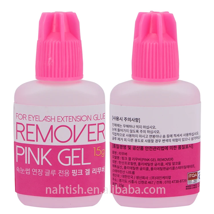 
Korea Sky Pink Gel Eyelash Remover for Eyelash Extension 15G Eyelash Extension Glue Remover 