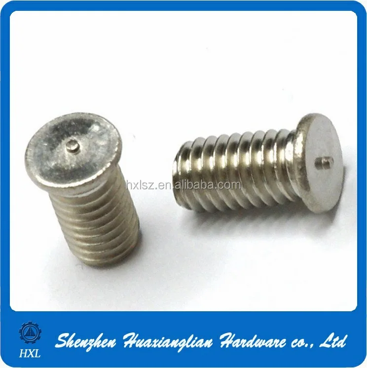 China Factory Price Zinc Plated Steel M6 M8 Big Head Welding Screw Bolt
