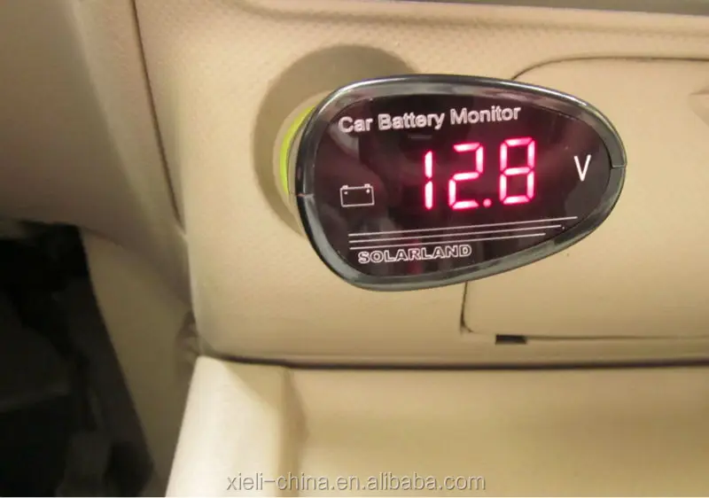 car battery voltage indicator perfect design